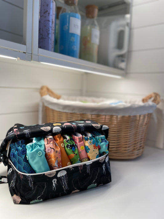 How do I wash my cloth diapers?