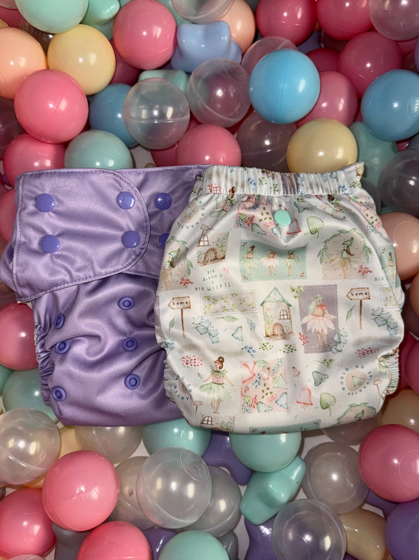 Enchanted Nooks |Pocket Cloth Diaper | Athletic Wicking Jersey