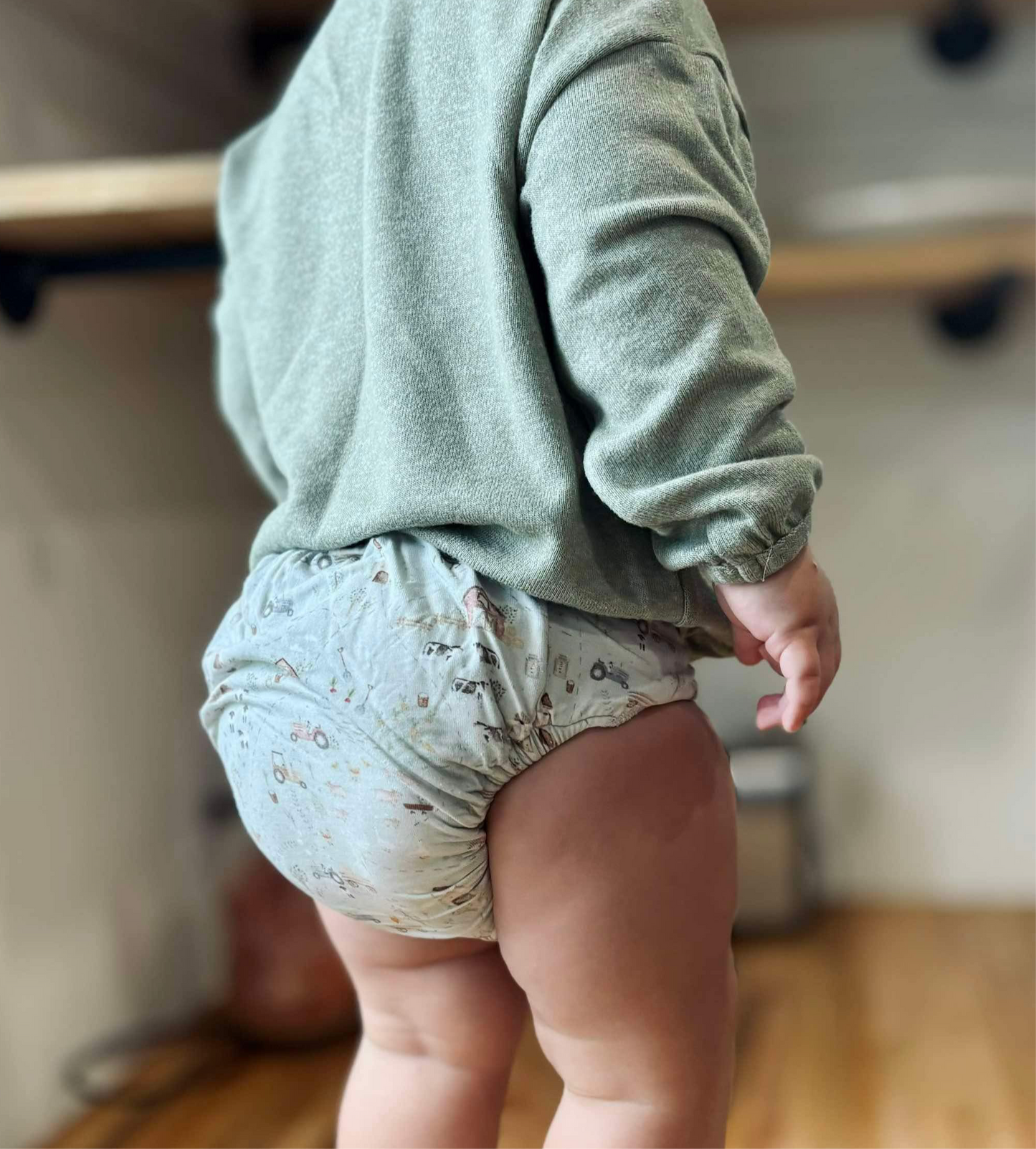 Homestead Harmony | Fitted Cloth Diaper | Includes Booster(s)