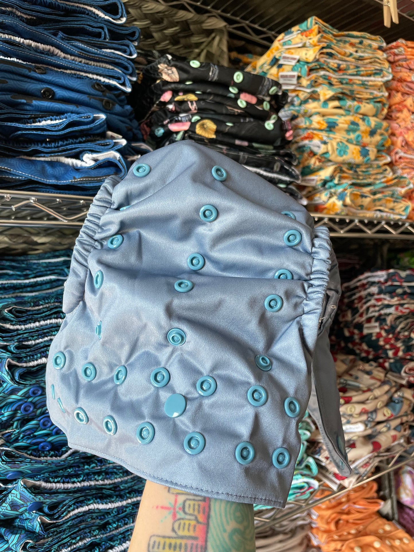 OS Diaper Cover - Extraterrestrial Space Grey