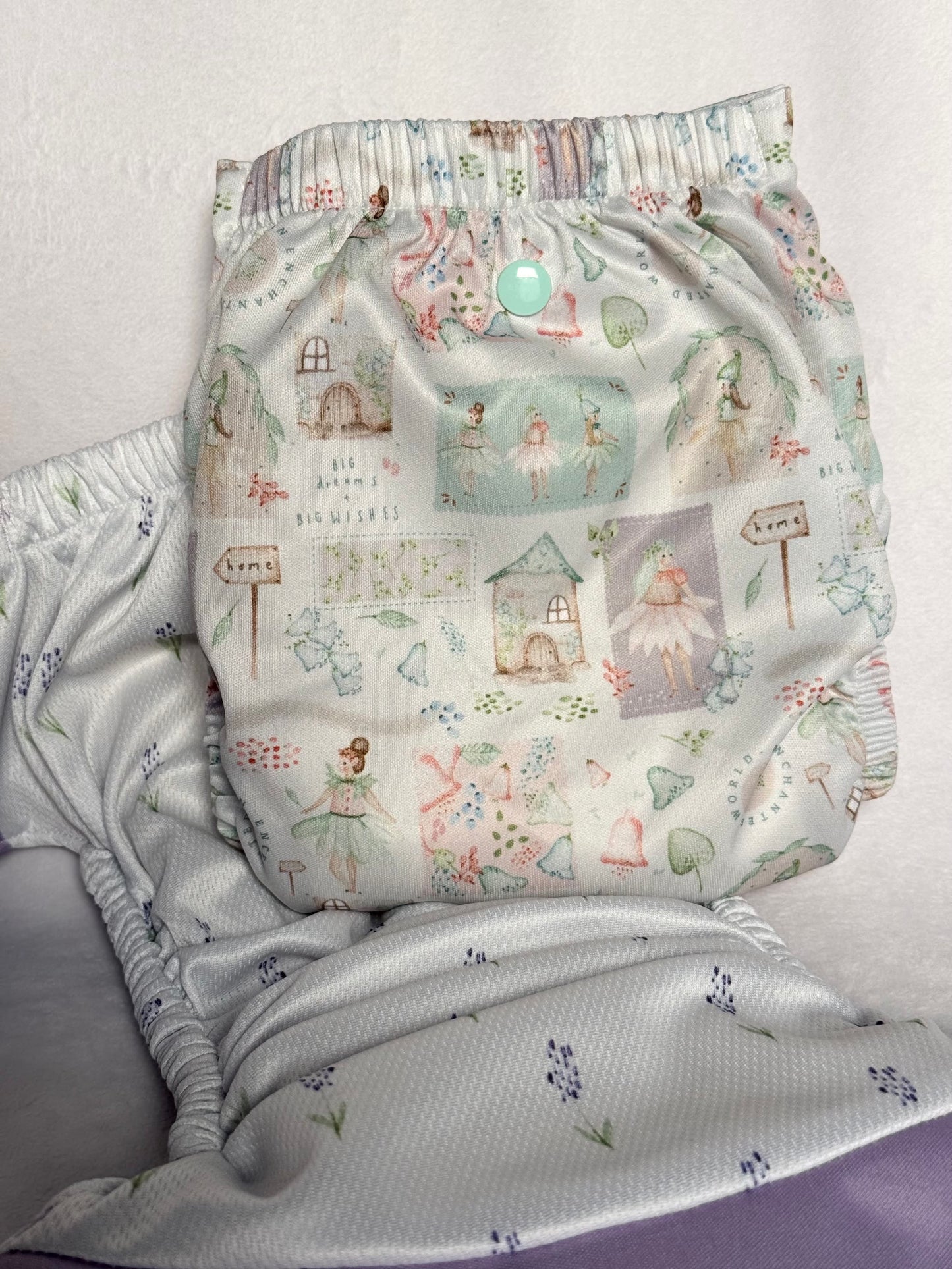 Enchanted Nooks |Pocket Cloth Diaper | Athletic Wicking Jersey