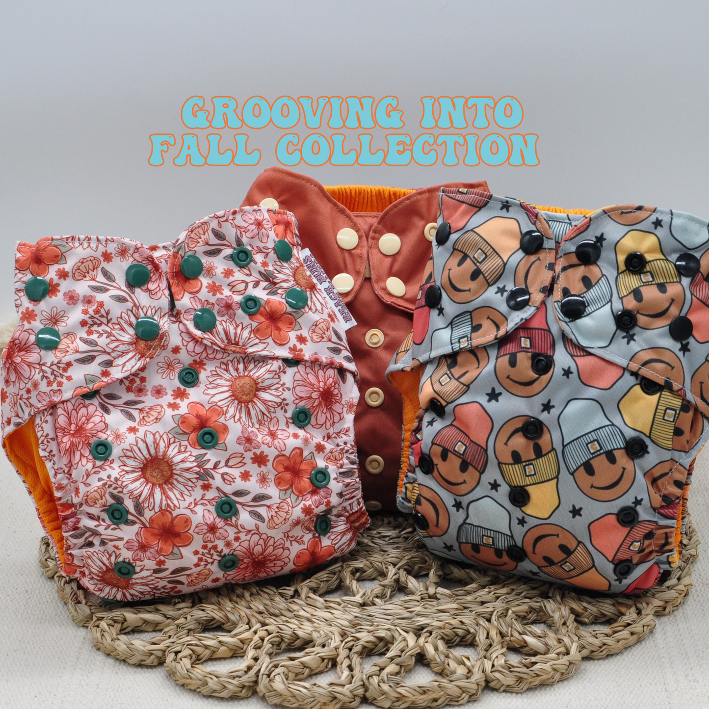 Autumn Aura One Size Pocket Diaper AWJ 2.0 - Grooving Into Fall Collection