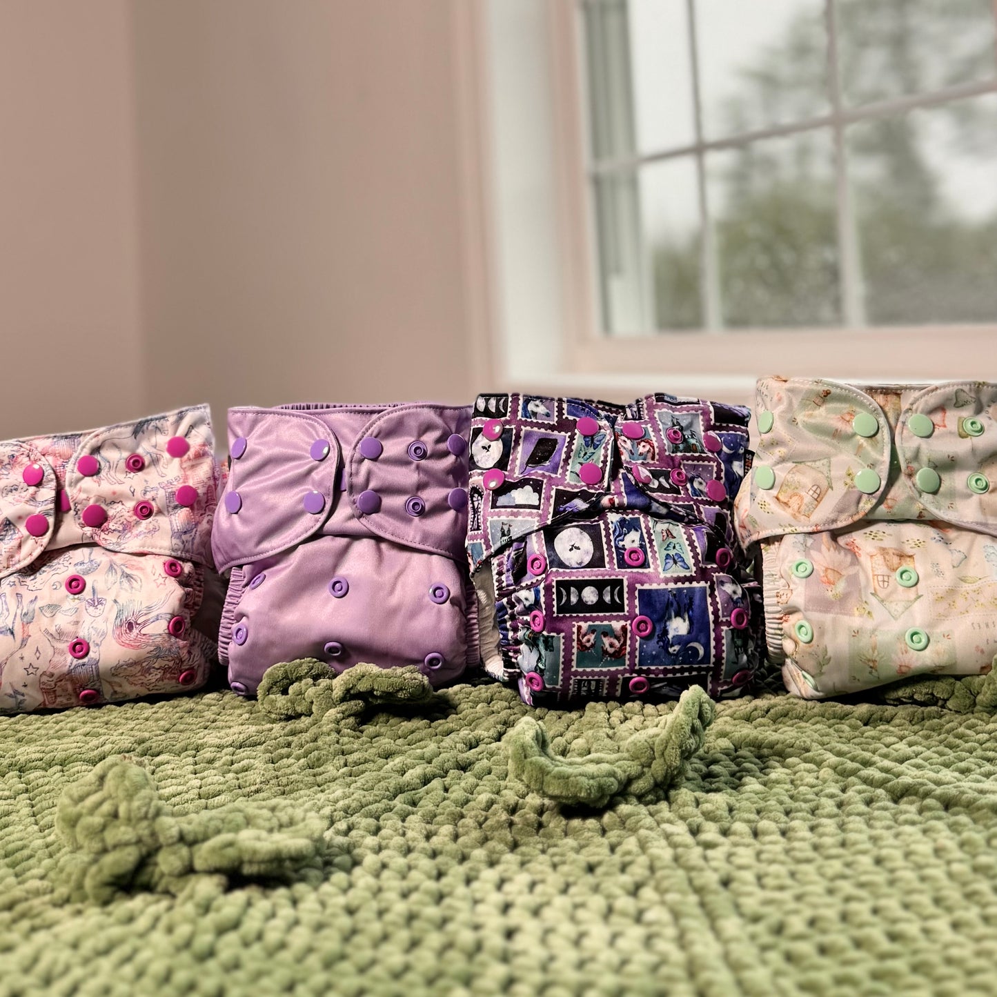 Enchanted Nooks |Pocket Cloth Diaper | Athletic Wicking Jersey
