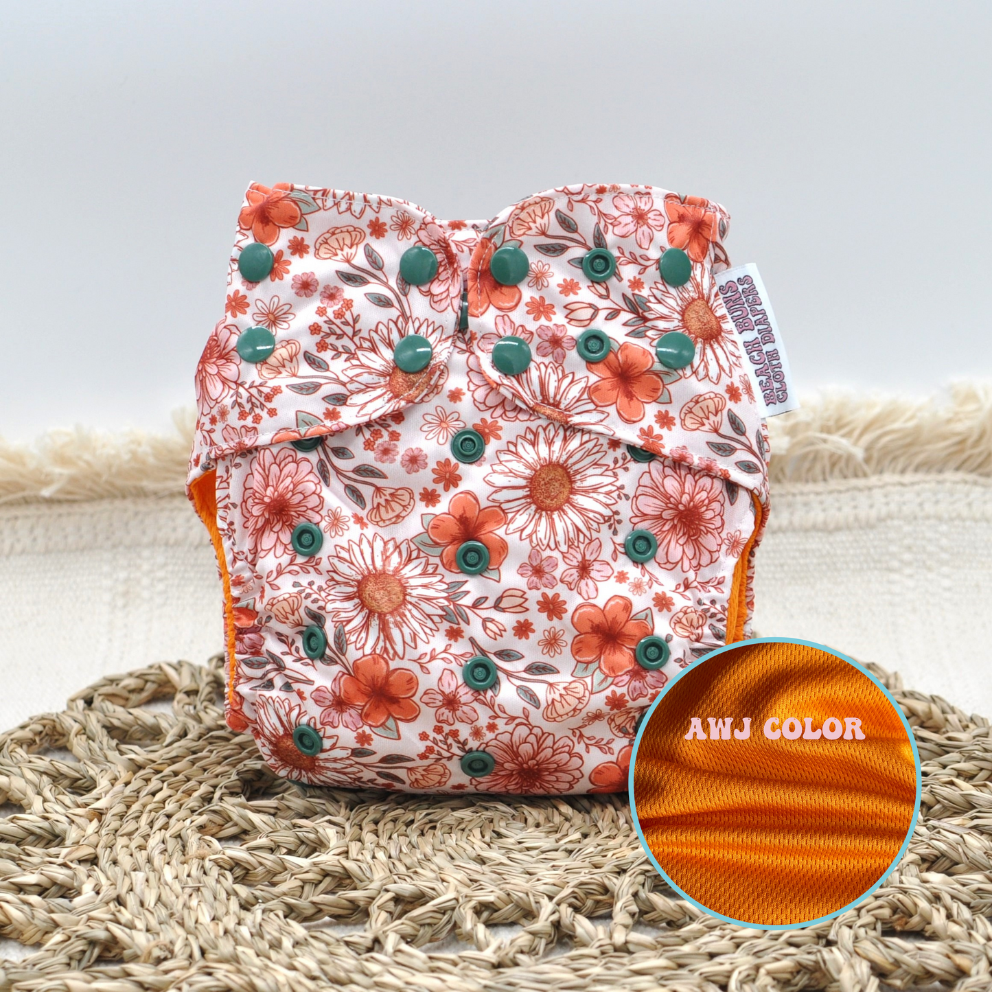 Autumn Aura One Size Pocket Diaper AWJ 2.0 - Grooving Into Fall Collection