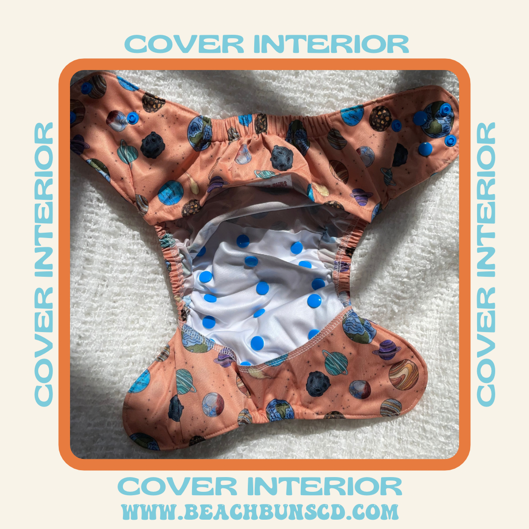 OS Diaper Cover - Unicorn Pink