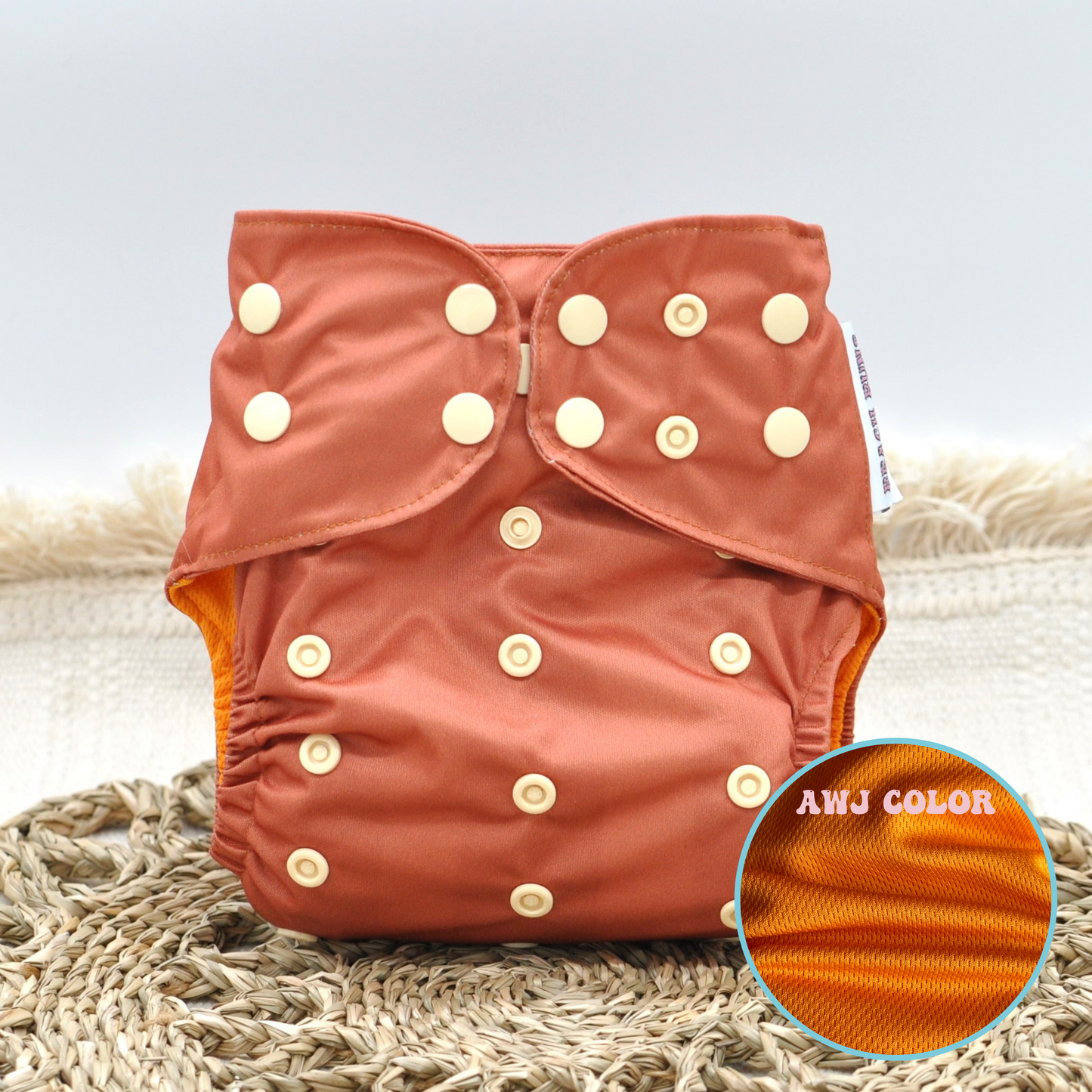 Autumn Spice One Size Pocket Diaper AWJ 2.0 - Grooving Into Fall Collection