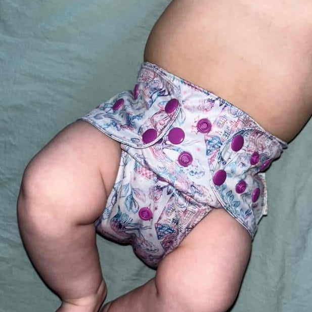 Ella |Pocket Cloth Diaper | Athletic Wicking Jersey