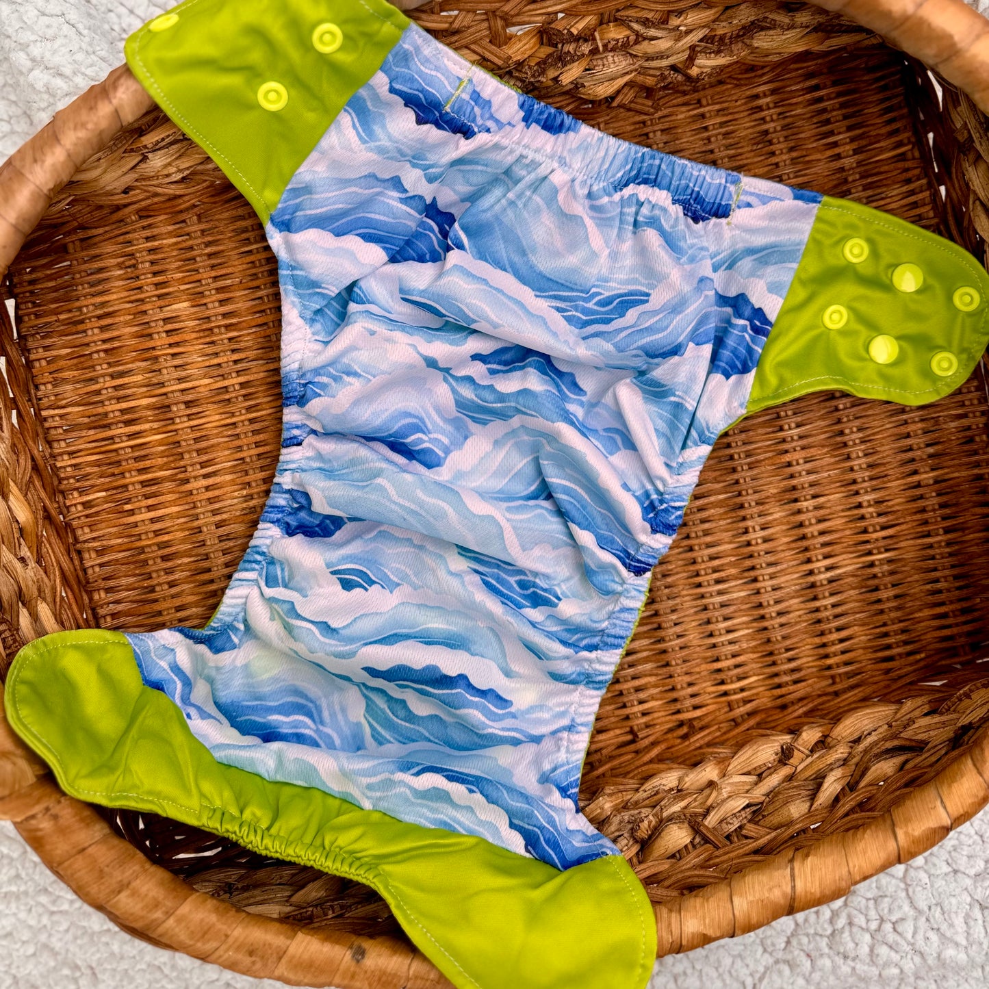 Lime | Reusable Swim Diaper | Athletic Wicking Jersey 3.0