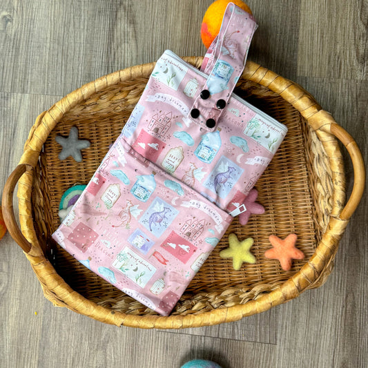 Magical Adventure 💕 Blush | Large Hanging Wetbag | Laundry Bag