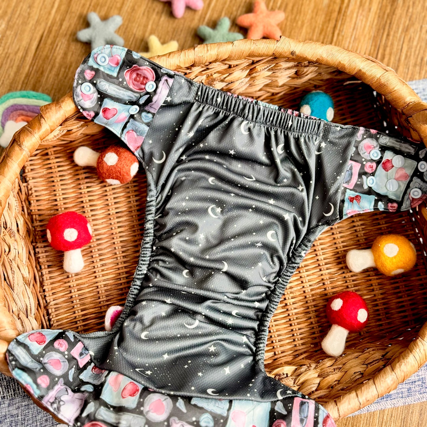 Bonnie | Pocket Cloth Diaper | Athletic Wicking Jersey