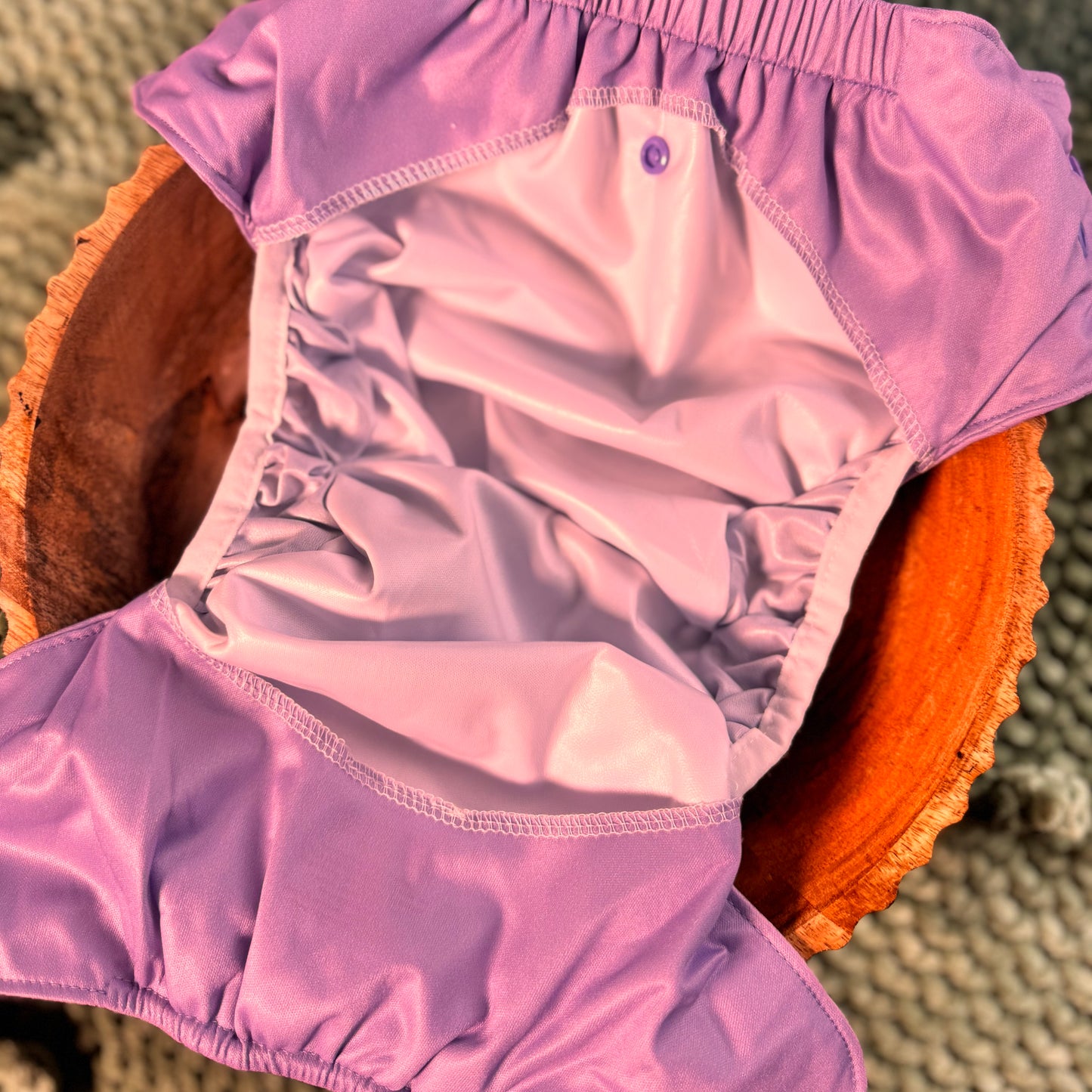AS IS DELAM RISK** Wisteria | Cloth Diaper Cover