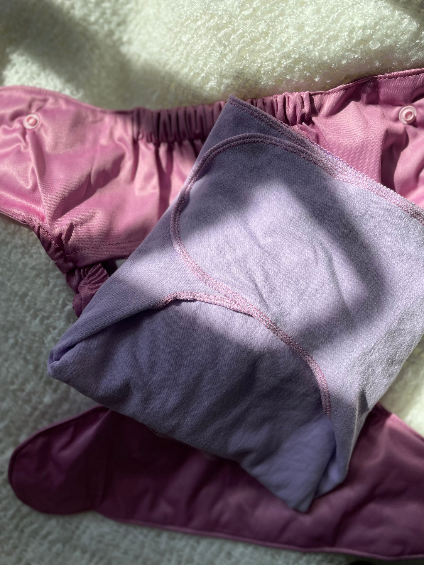 OS Diaper Cover - Unicorn Pink