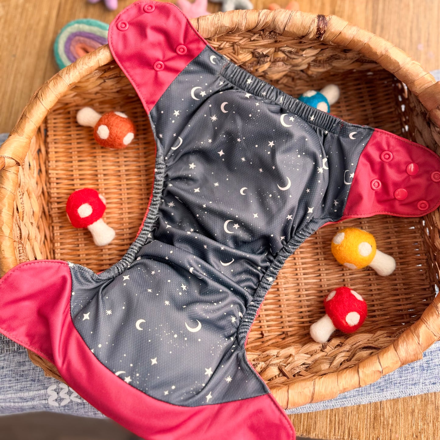 OOPSIE** Poppy | Pocket Cloth Diaper | Athletic Wicking Jersey