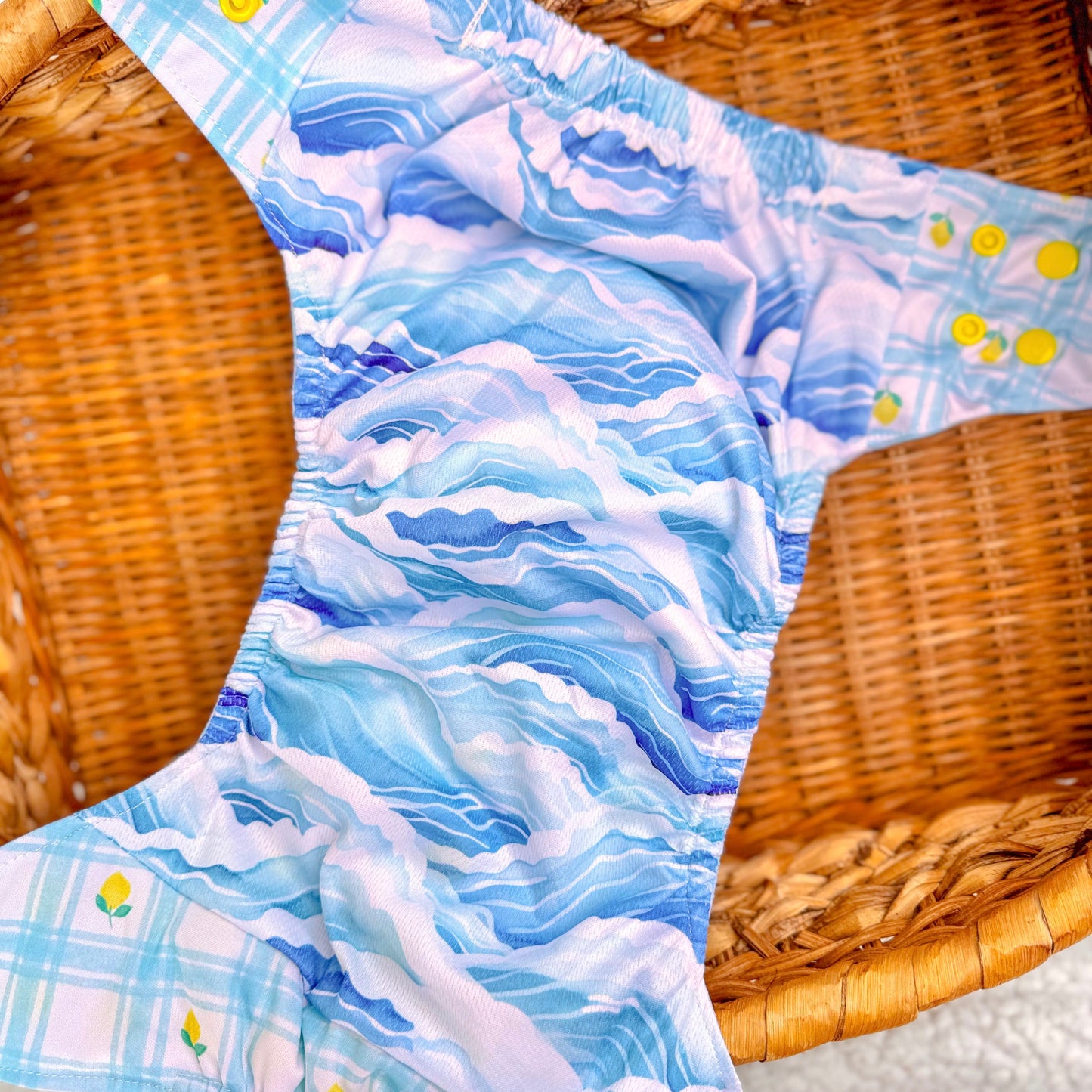 Lemon Squeezy | Reusable Swim Diaper | Athletic Wicking Jersey 3.0