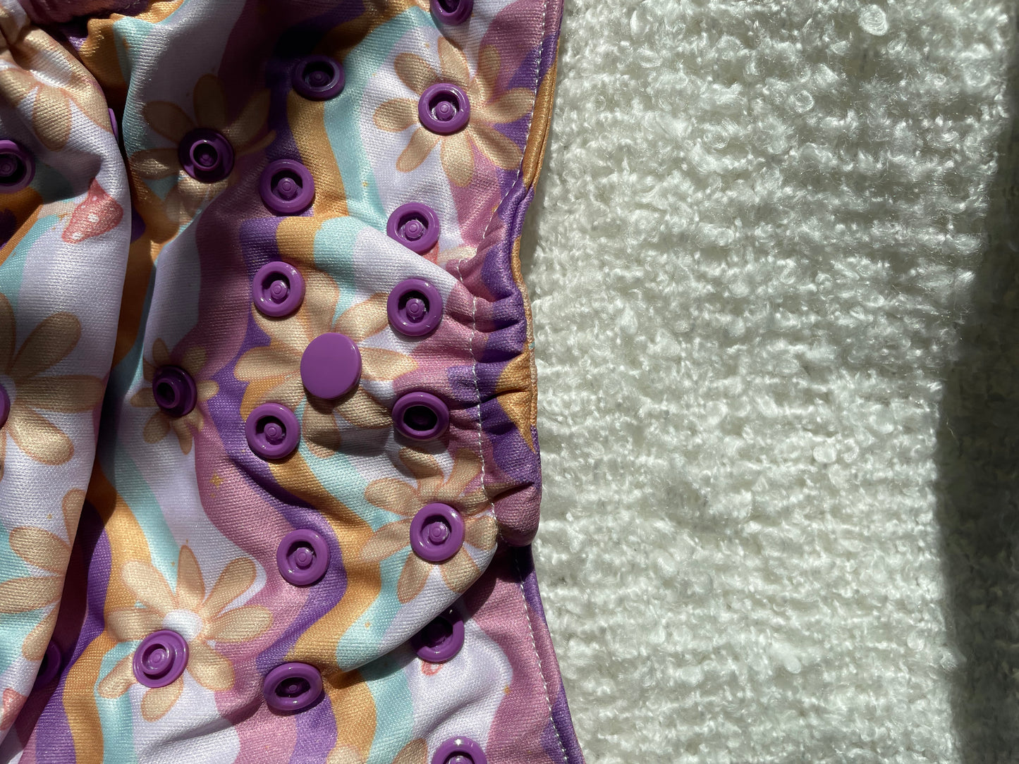 OS Diaper Cover - Groovy Mushrooms