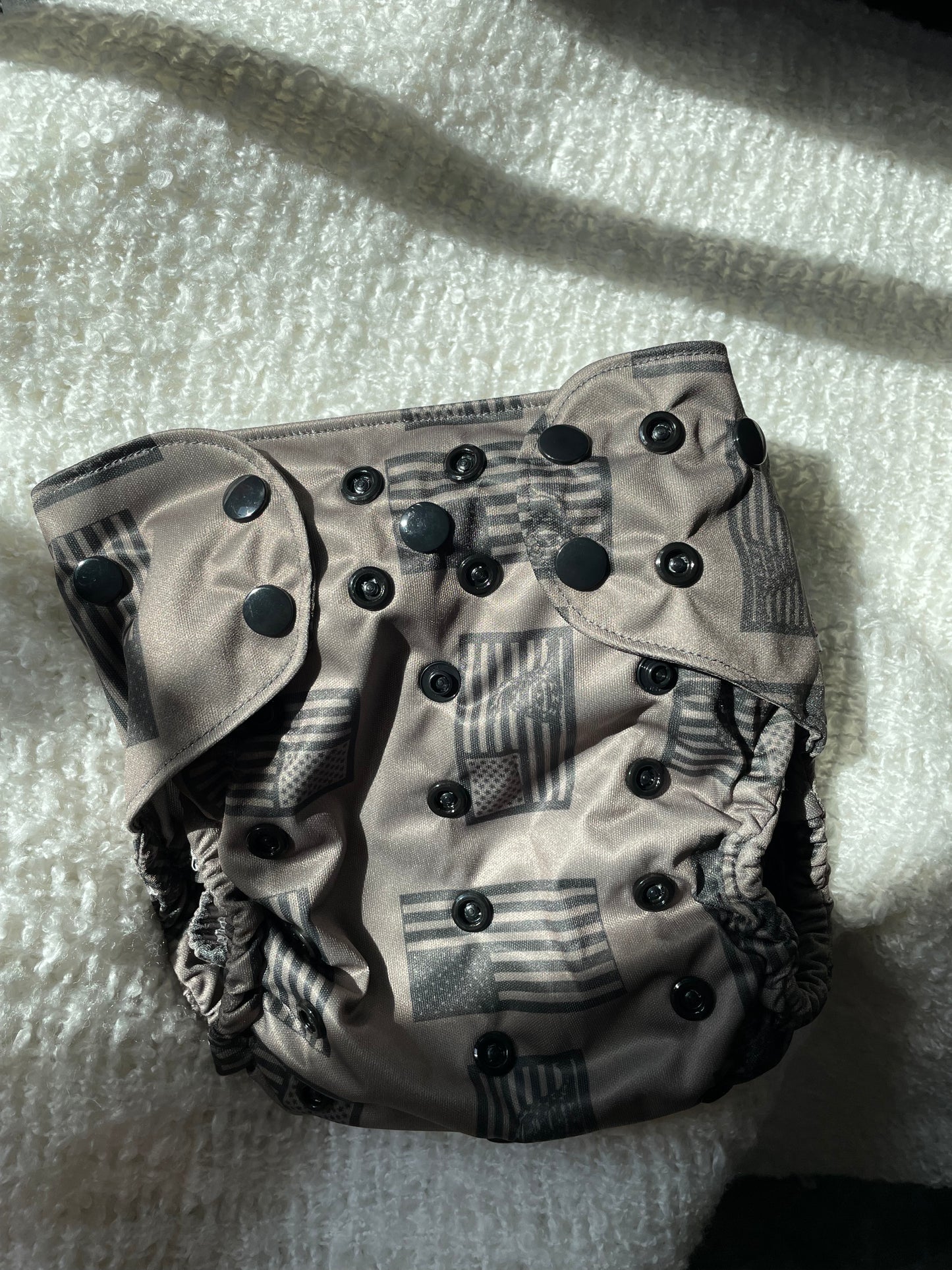 OS Diaper Cover - Military Patches