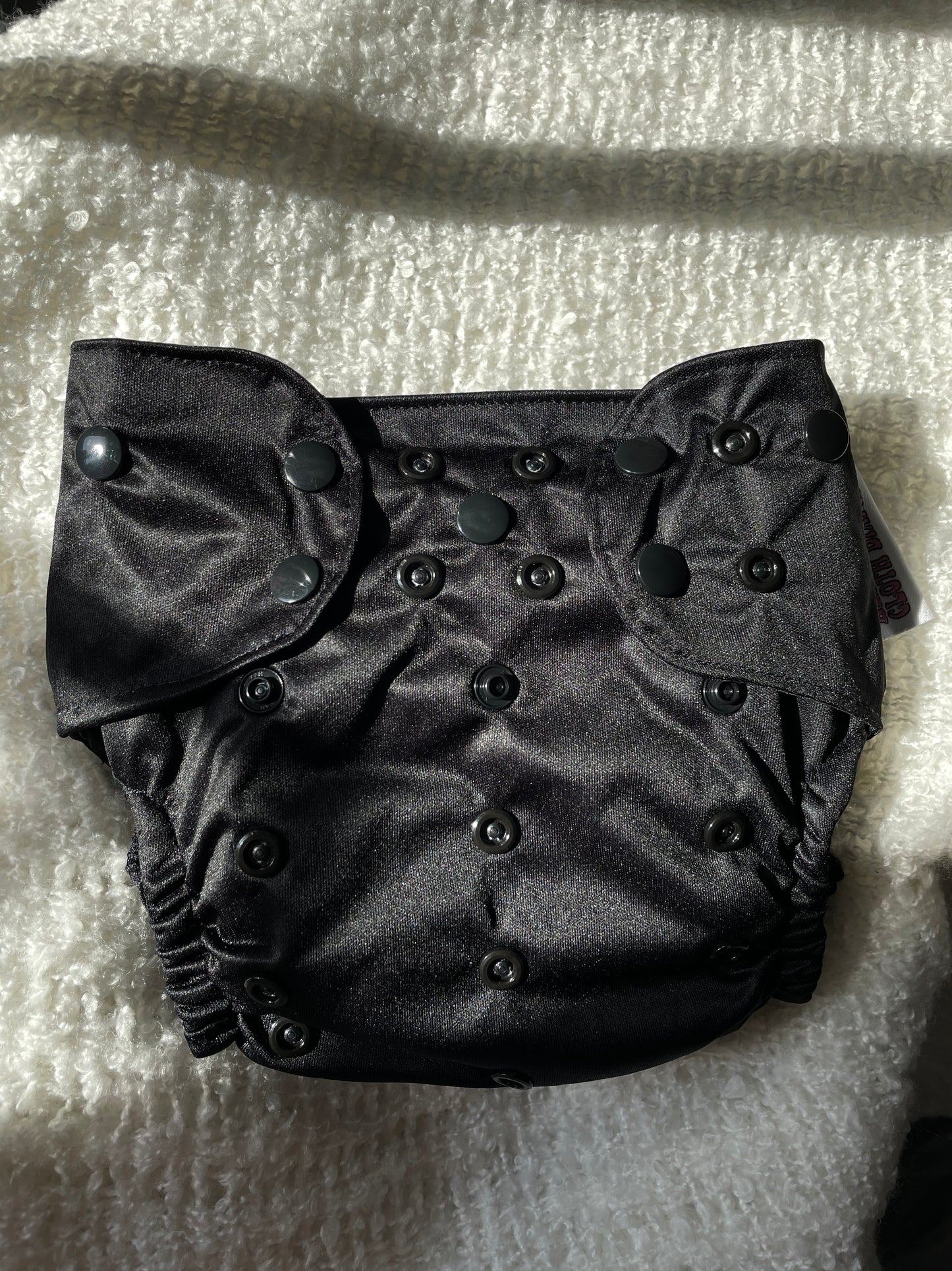 OS Diaper Cover - Into The Abyss (all black)