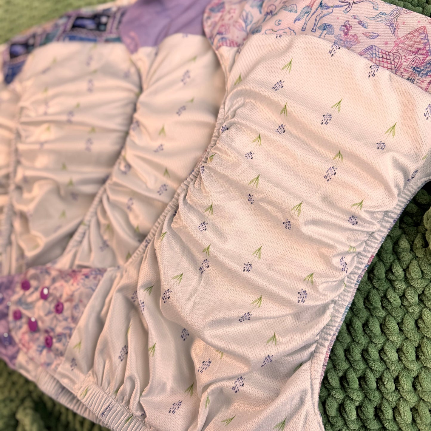 Enchanted Nooks |Pocket Cloth Diaper | Athletic Wicking Jersey