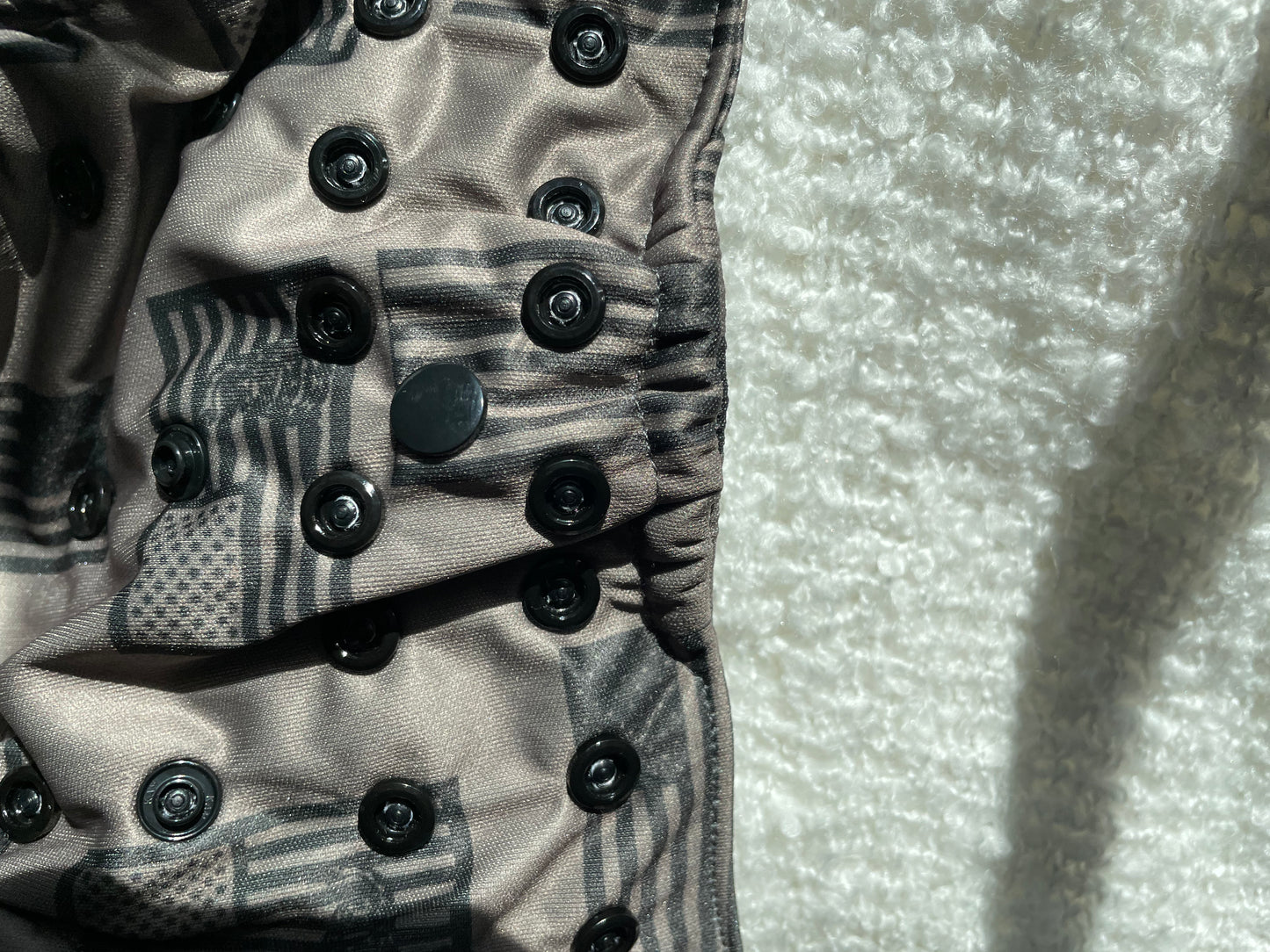 OS Diaper Cover - Military Patches