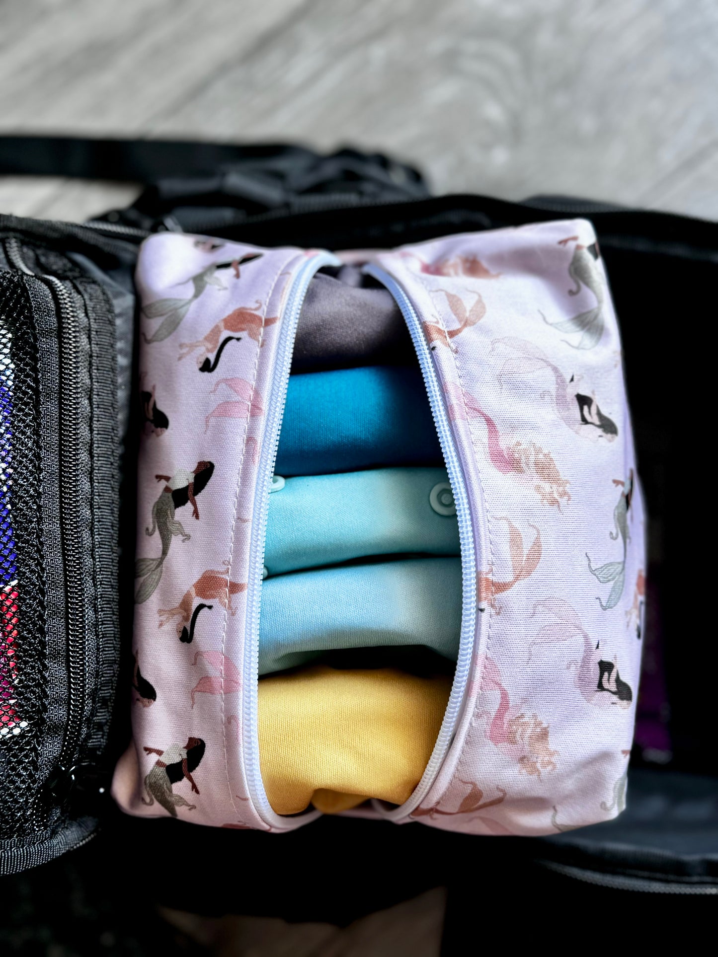 Adella / Oceana | Fun Size Cloth Diaper Pod (Reversible)