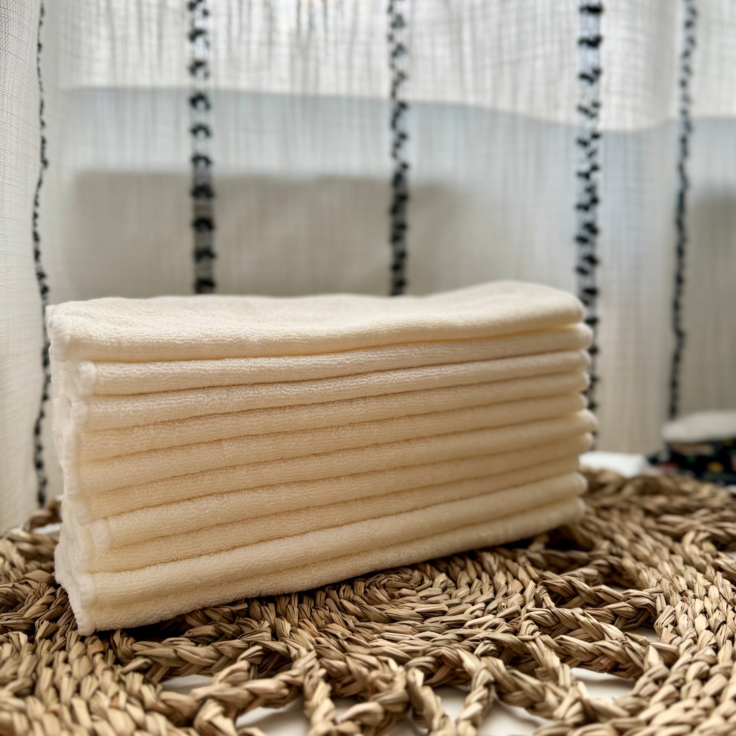 Bamboo Terry Reusable Baby Wipes