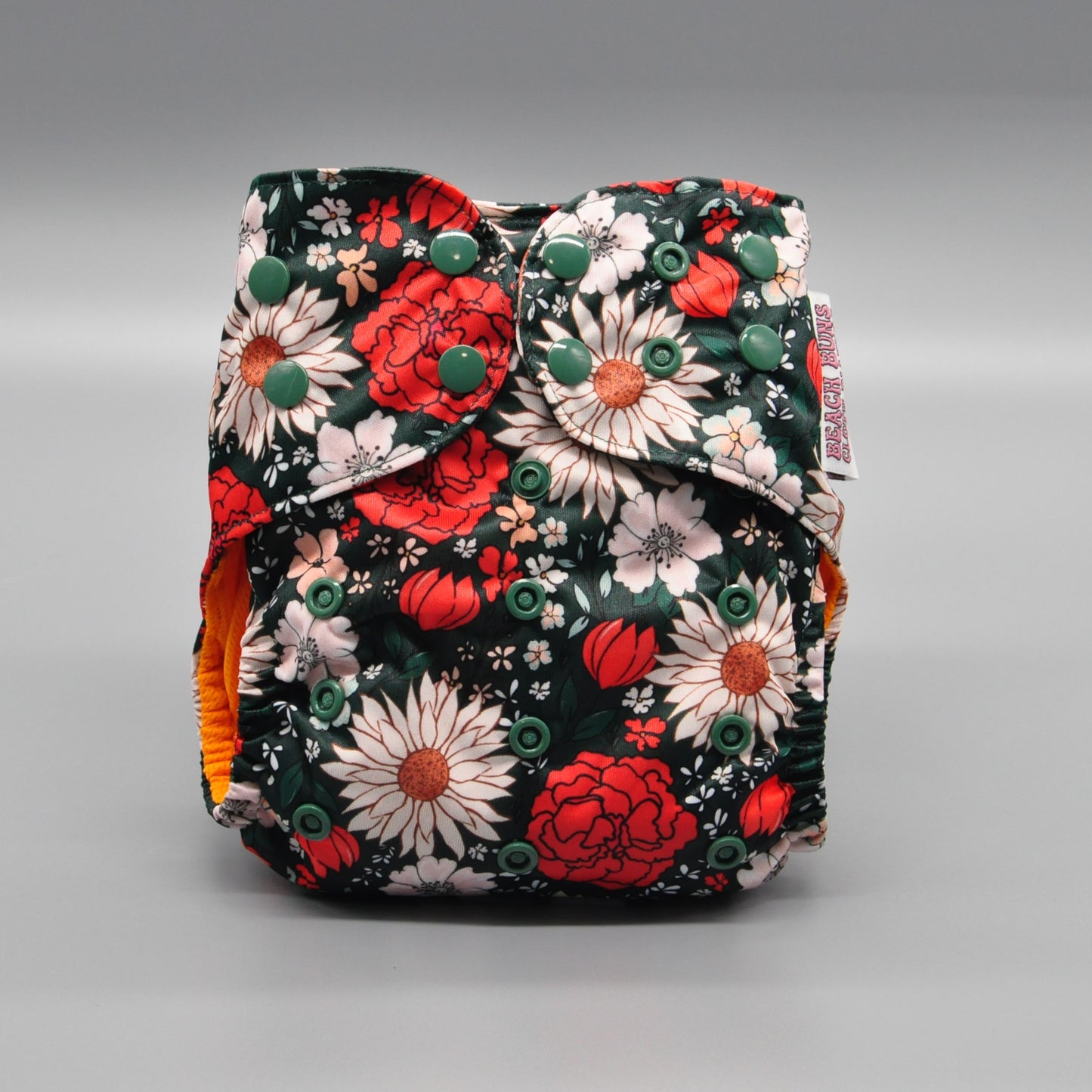 Fa-La-La Florals One Size Pocket Diaper AWJ 2.0 - Santa Stacks Collection