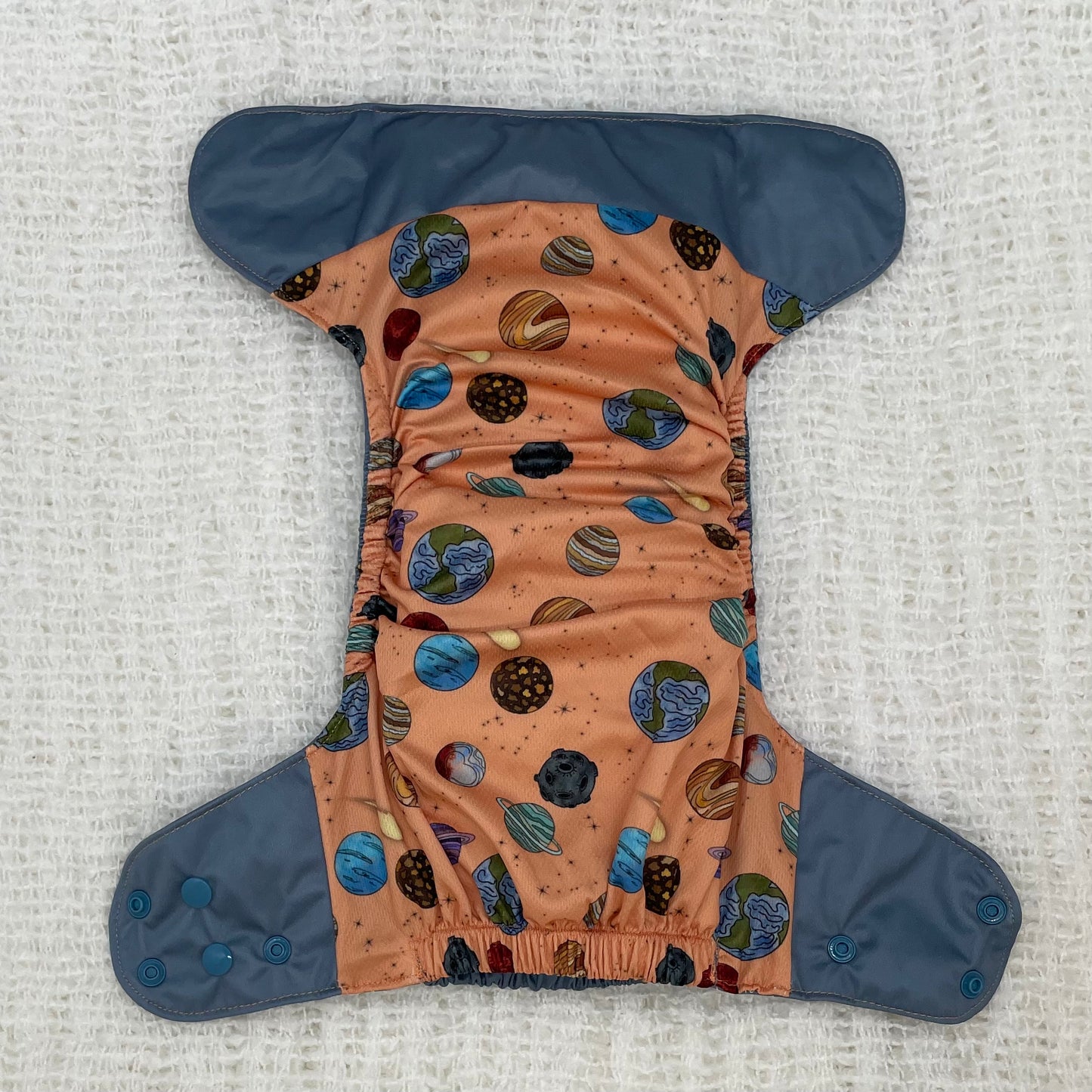 Space Gray One Size Pocket Diaper AWJ 2.0 - Extraterrestrial Collection