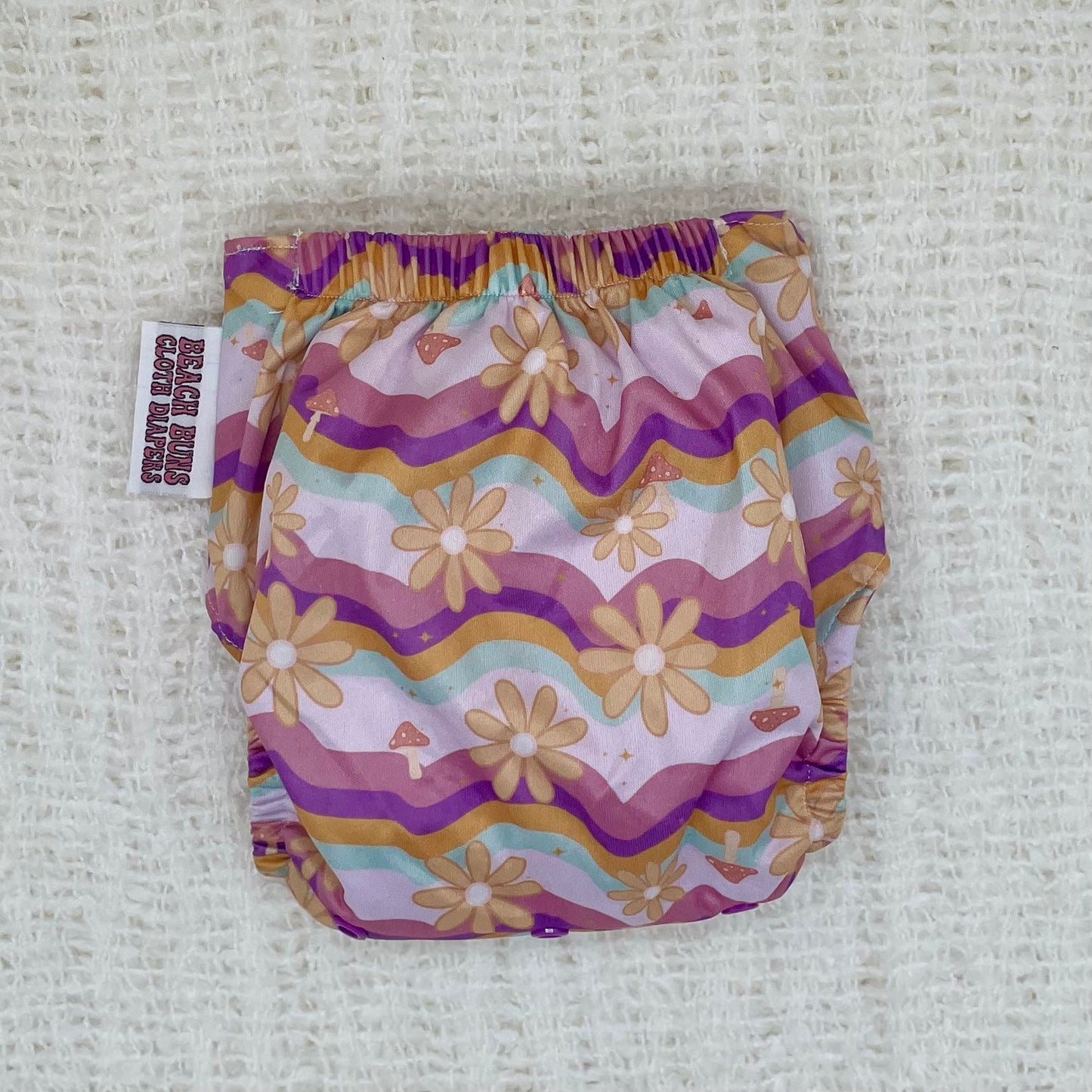Groovy Mushrooms One Size Pocket Diaper AWJ 2.0 - Groovy Unicorn Magic Collection