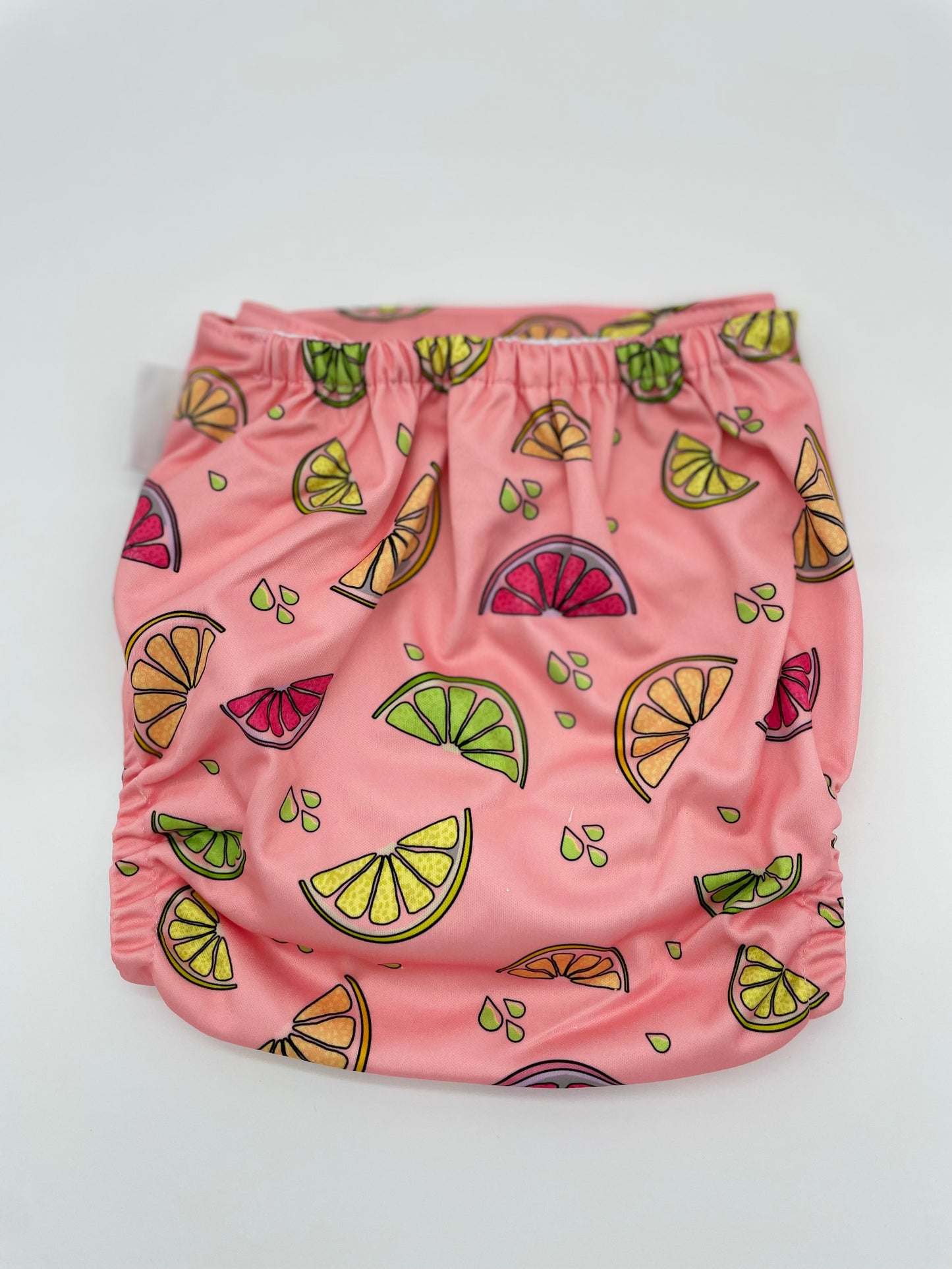 Citrus Squeeze One Size Pocket Diaper AWJ (Athletic Wicking Jersey)