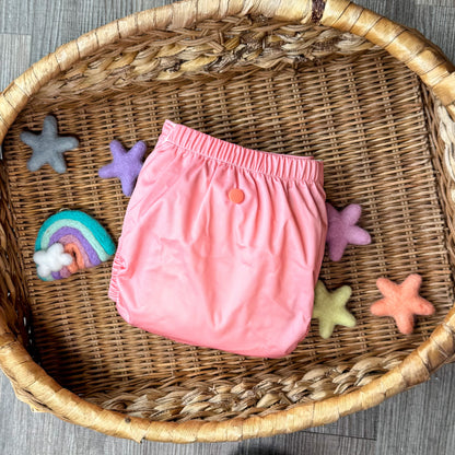 Fairy Blush |Pocket Cloth Diaper | Athletic Wicking Jersey