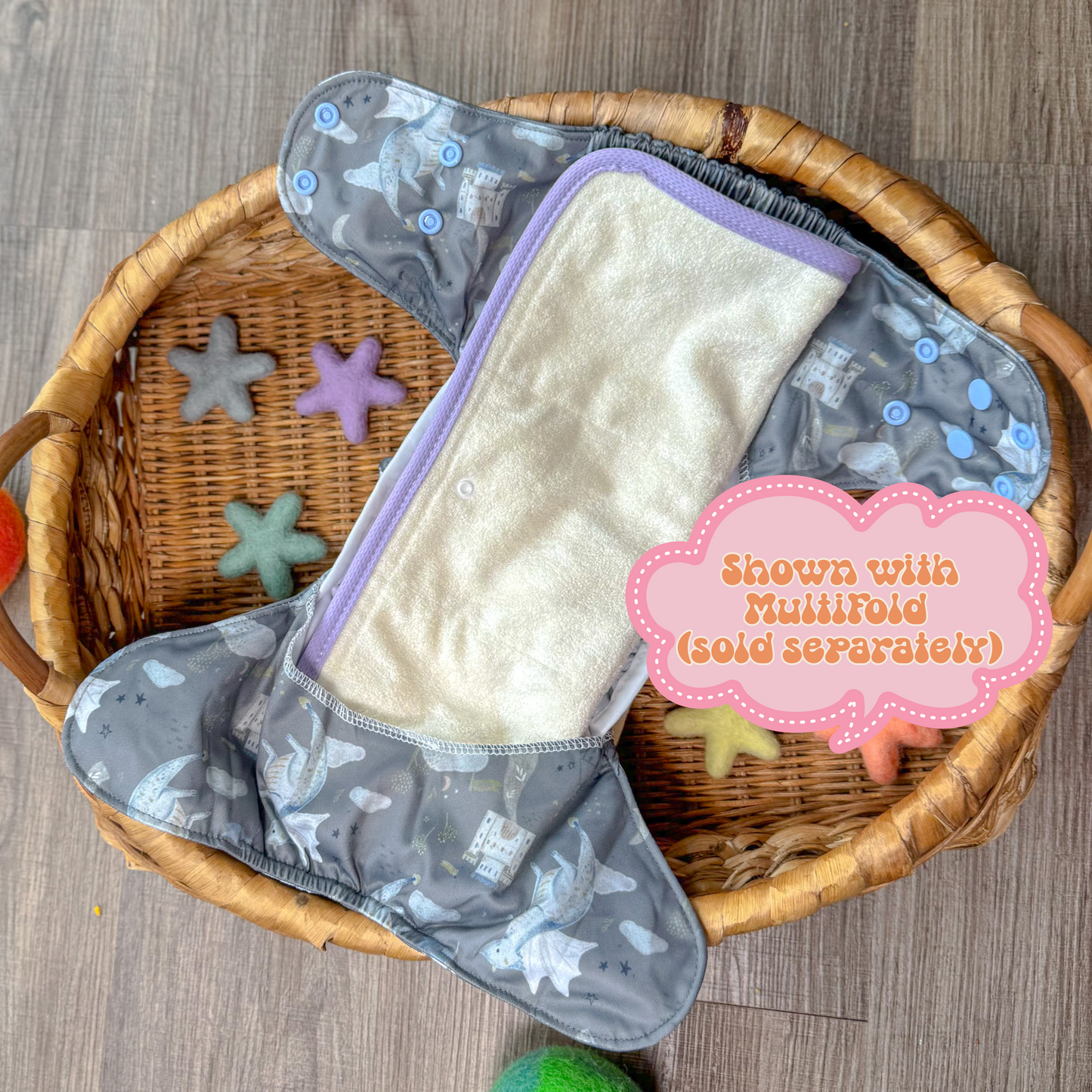 AS IS DELAM RISK** Finn | Cloth Diaper Cover