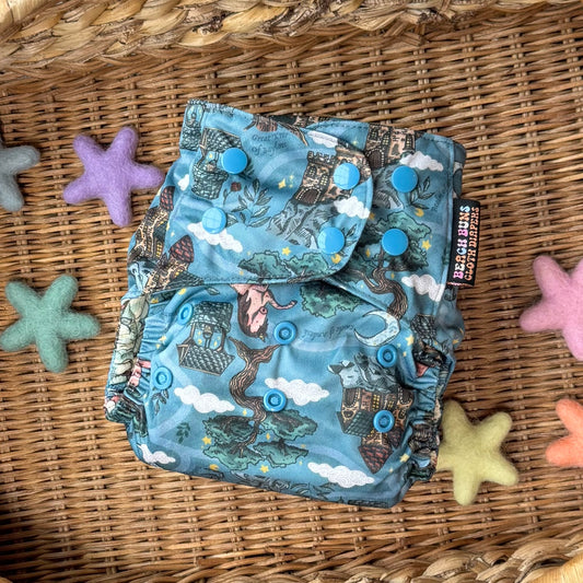 Realm of Magic | Pocket Cloth Diaper | Athletic Wicking Jersey