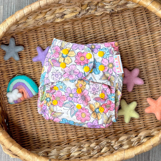 Mariposa |Pocket Cloth Diaper | Athletic Wicking Jersey