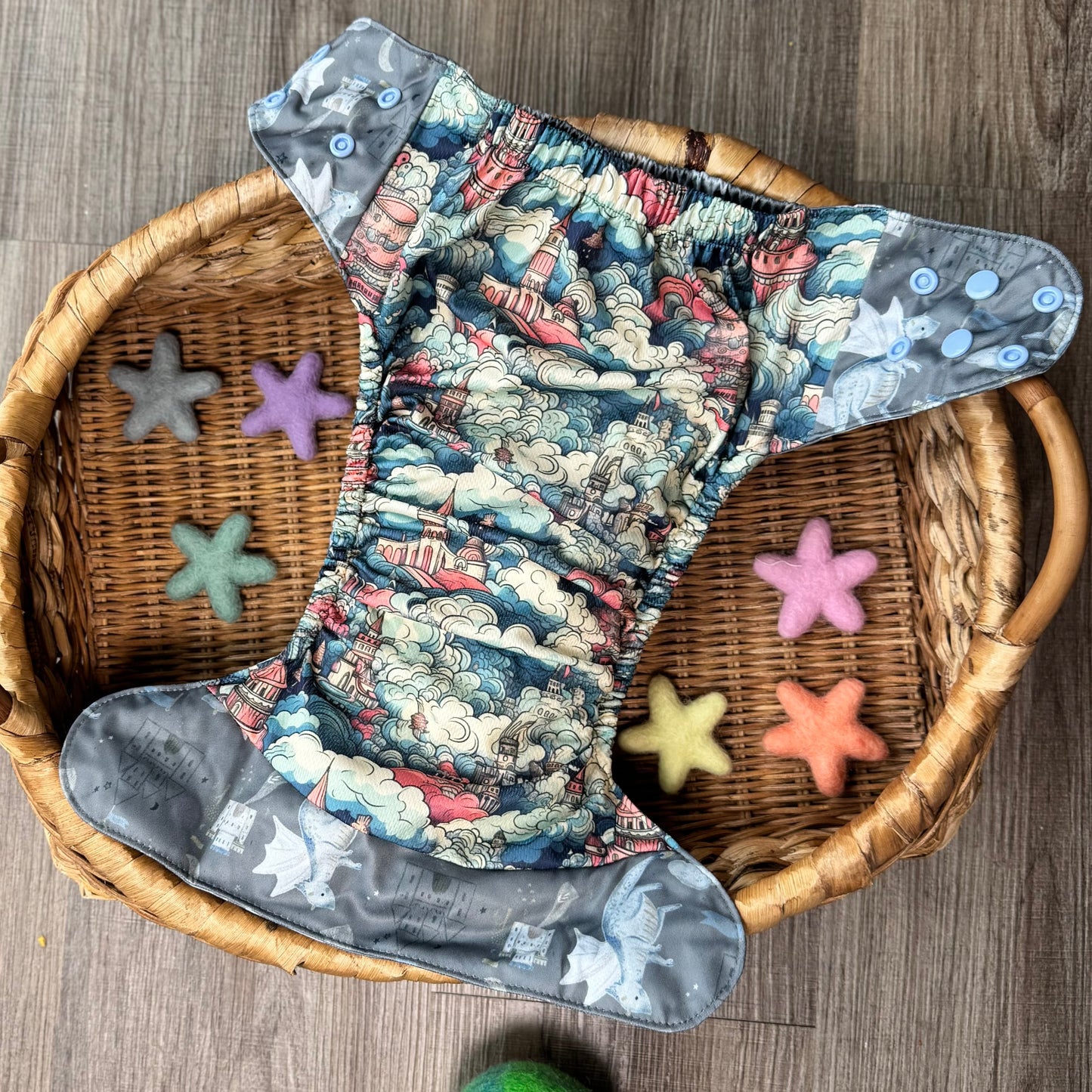 Finn | Pocket Cloth Diaper | Athletic Wicking Jersey