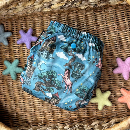 Realm of Magic | Pocket Cloth Diaper | Athletic Wicking Jersey