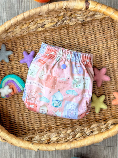 Magical Adventure 💕 Blush | Pocket Cloth Diaper | Athletic Wicking Jersey