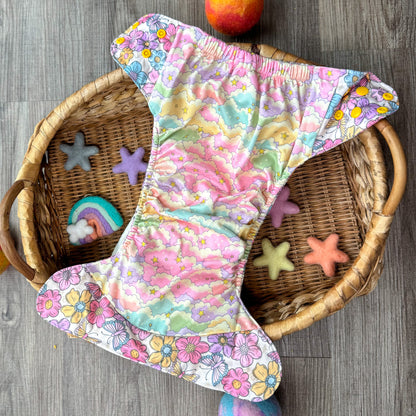 Mariposa |Pocket Cloth Diaper | Athletic Wicking Jersey