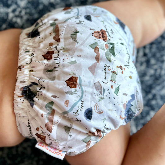 Mapquest |Pocket Cloth Diaper | Athletic Wicking Jersey 3.0