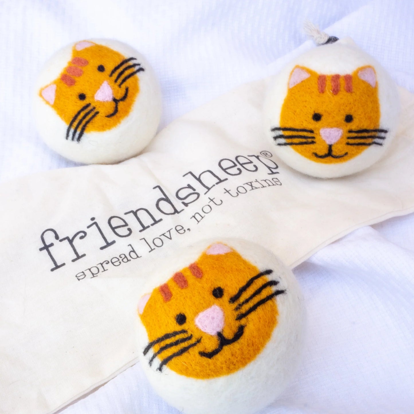 Friendsheep Cool Cats (Orange) Trio