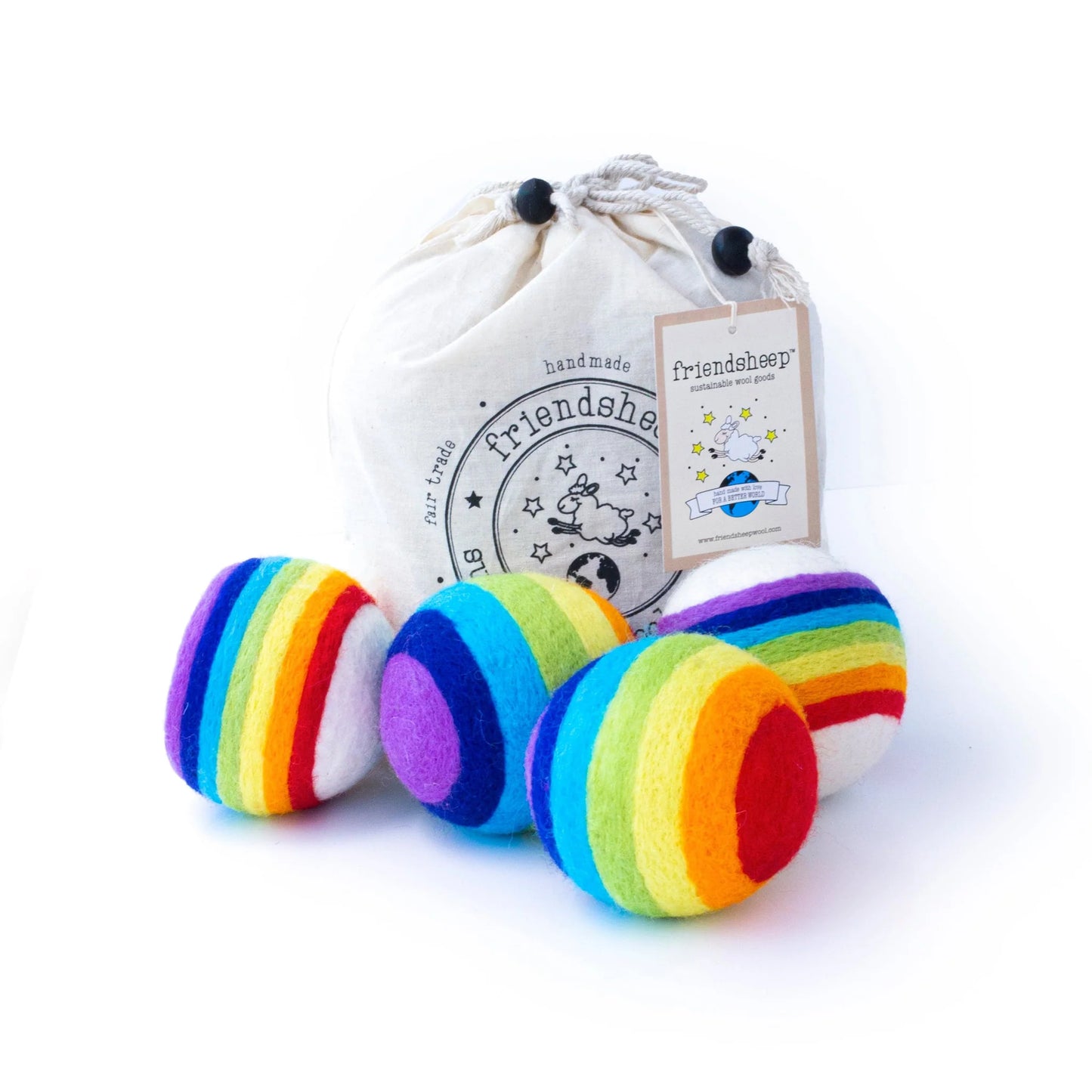 Friendsheep Disco Rollers - 4 pack