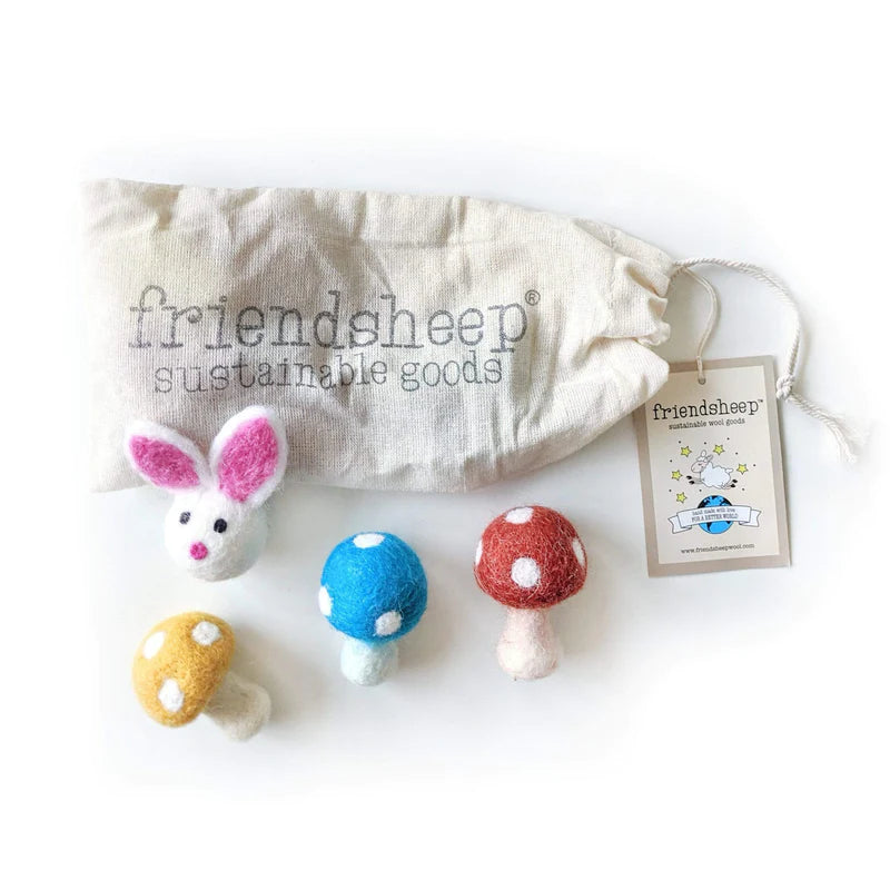 Friendsheep Enchanted Forest Eco Toys / Eco Freshener - Set of 4