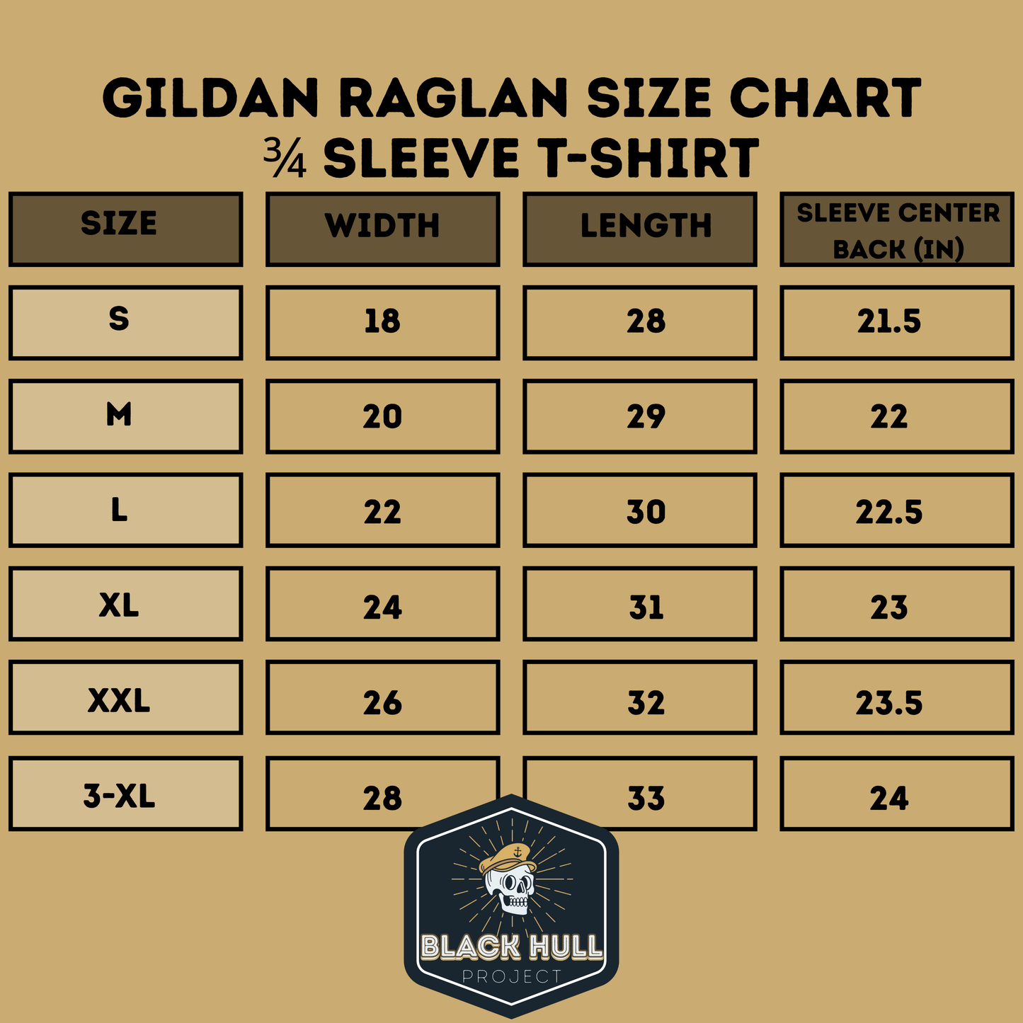 PREORDER Custom Adult T-Shirt (Gildan Adult 3/4 Raglan)